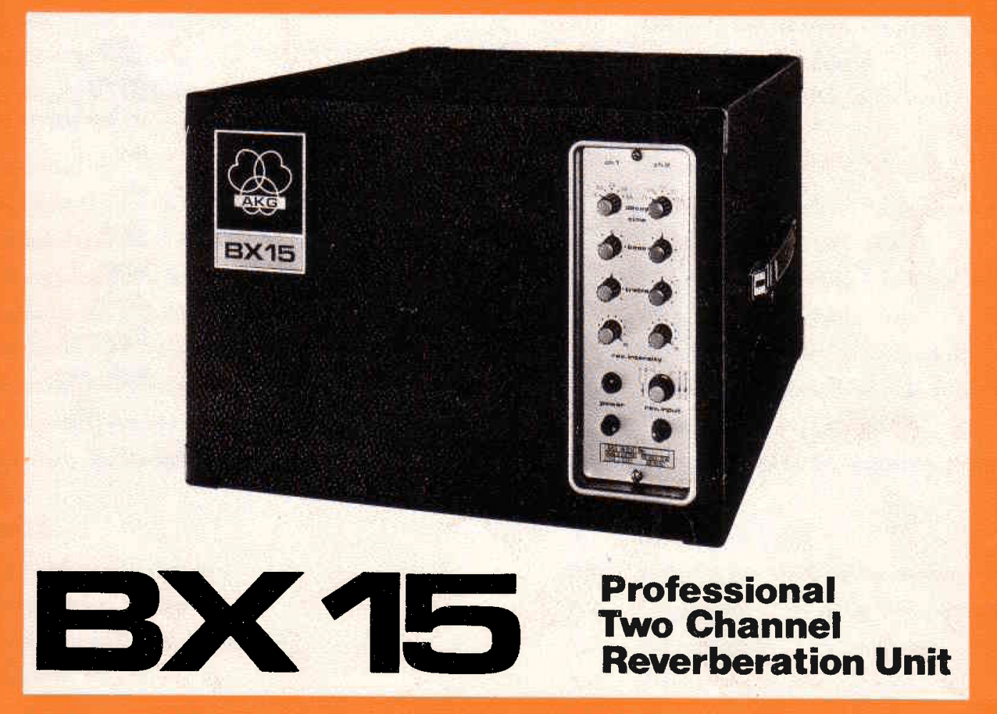 AKG BX15 Spring Reverb - LITTLE DEVIL STUDIOS