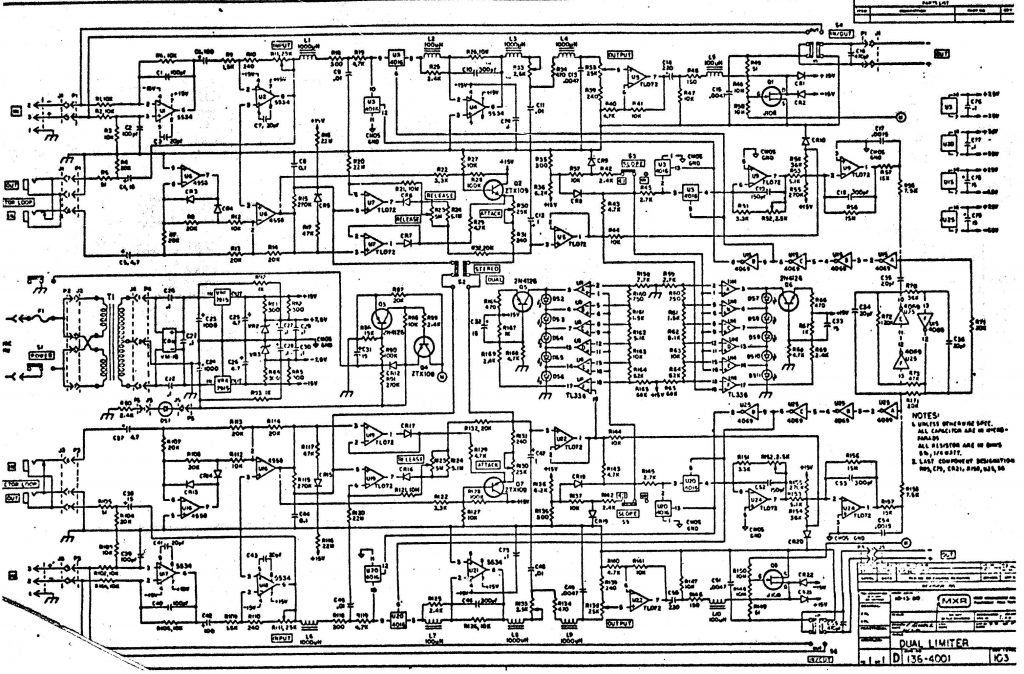 MXR Dual Limiter Schematic - Little Devil Studios